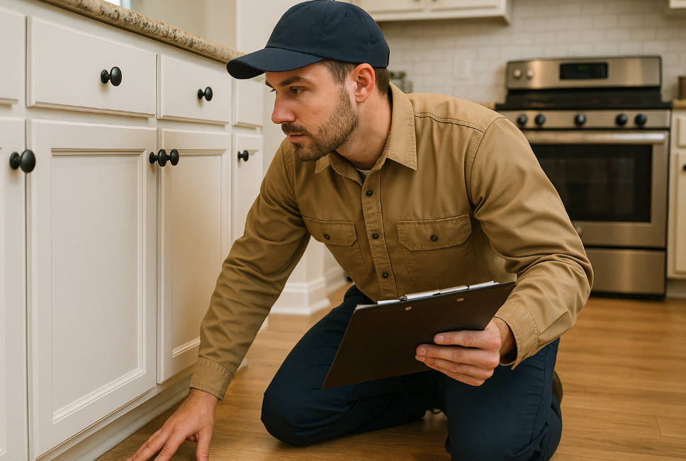 Pest Control in Roseville, CA kitchen inspection